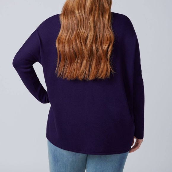 NWT Lane Bryant Grommet Sweater - Picture 3 of 3